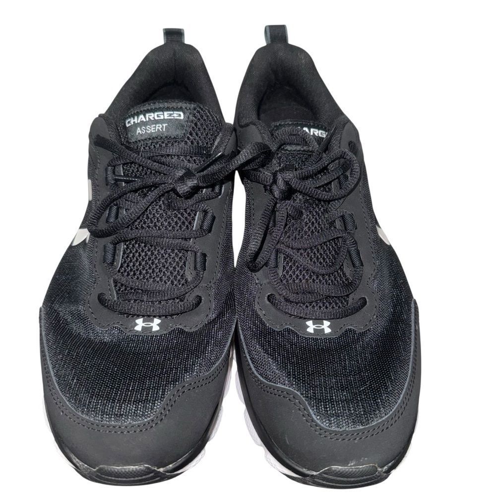 Men’s Under Armour Black & White Charged Assert Low-Top Sneakers size 12 - Picture 9 of 9